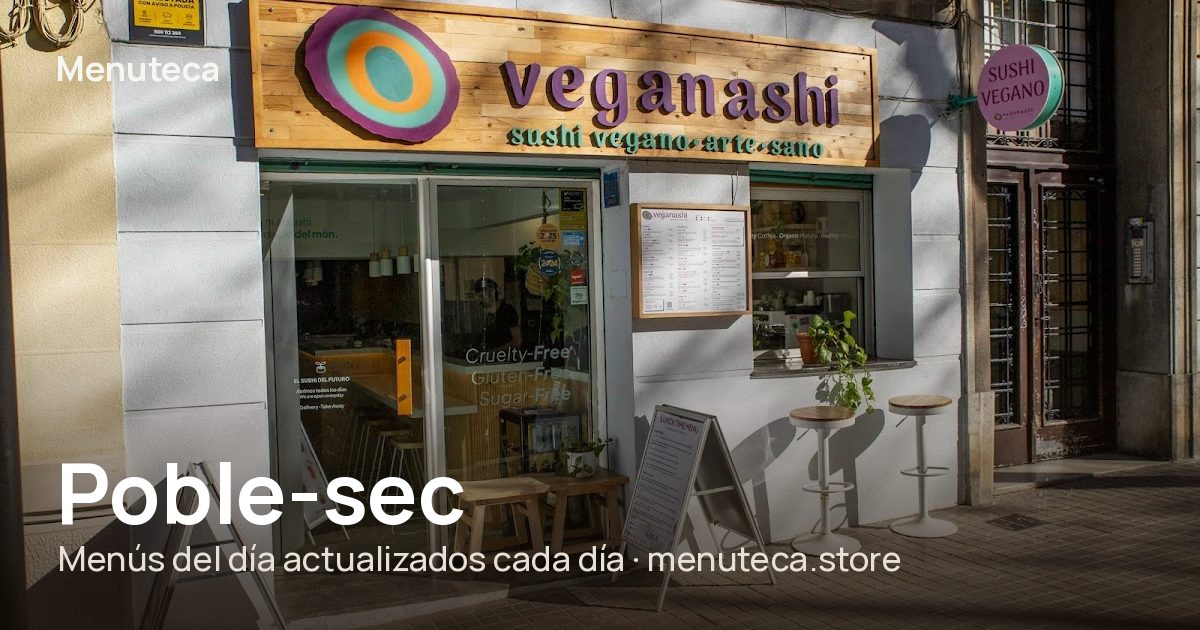 Mesa de restaurante en Poble-sec, Barcelona