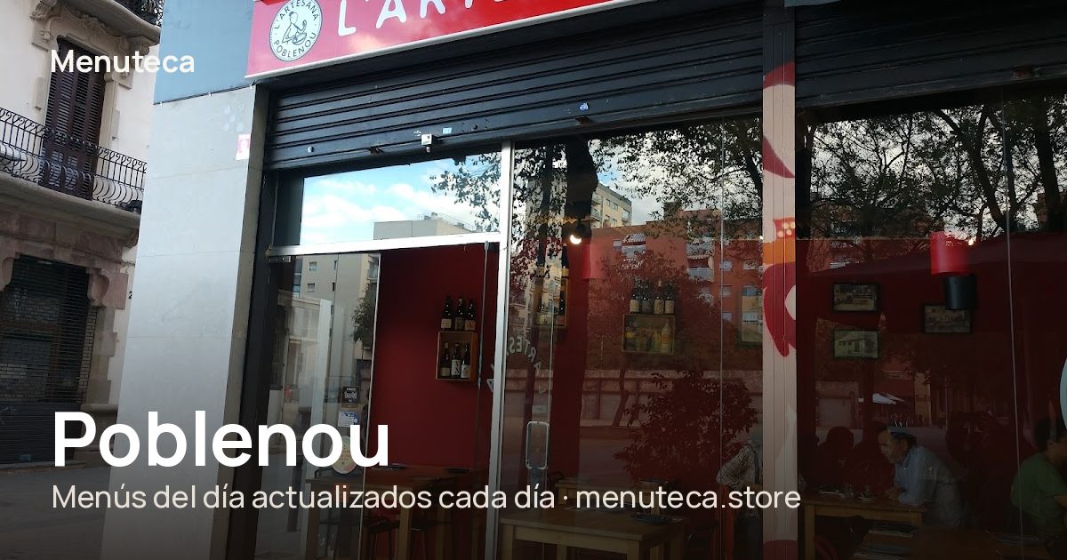 Restaurante con opciones sin gluten en Poblenou, Barcelona