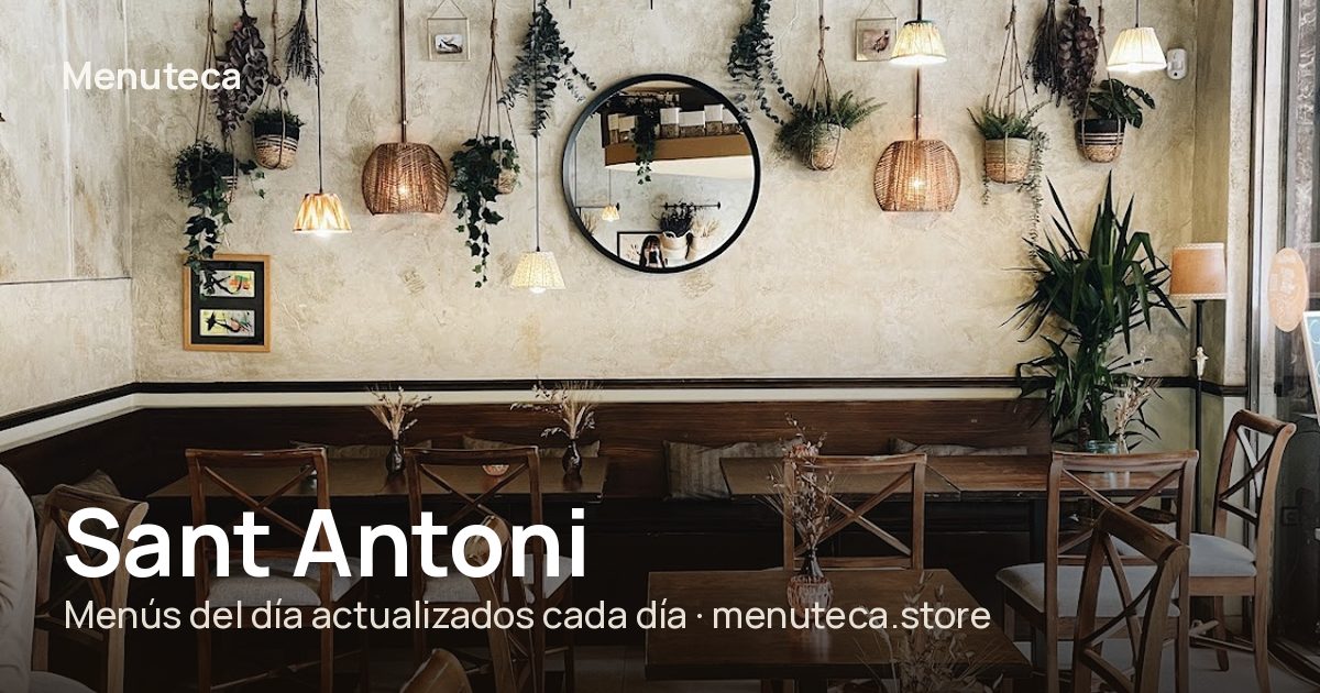 Restaurante con opciones vegetarianas en Sant Antoni, Barcelona